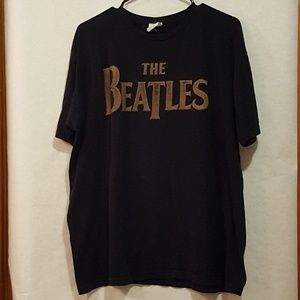 Beatles 2x black graphic short sleeve t-shirt